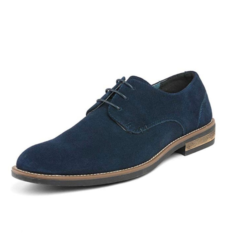 Mens "Woodford" Suede Leather Oxford Shoes - Picture 2 of 3